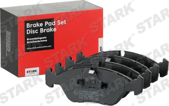 Stark SKBP-0011447 - Brake Pad Set, disc brake autospares.lv