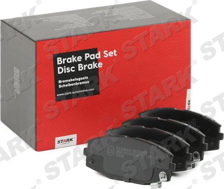 Stark SKBP-0011467 - Brake Pad Set, disc brake autospares.lv