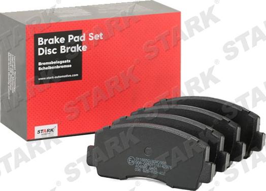 Stark SKBP-0011568 - Brake Pad Set, disc brake autospares.lv