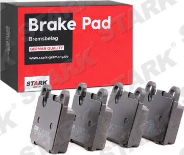 Stark SKBP-0011518 - Brake Pad Set, disc brake autospares.lv