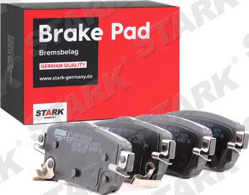 Stark SKBP-0011641 - Brake Pad Set, disc brake autospares.lv