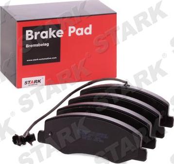 Stark SKBP-0011653 - Brake Pad Set, disc brake autospares.lv