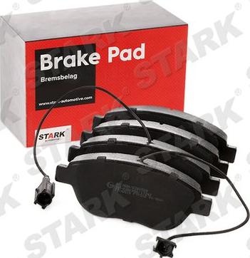 Stark SKBP-0011652 - Brake Pad Set, disc brake autospares.lv