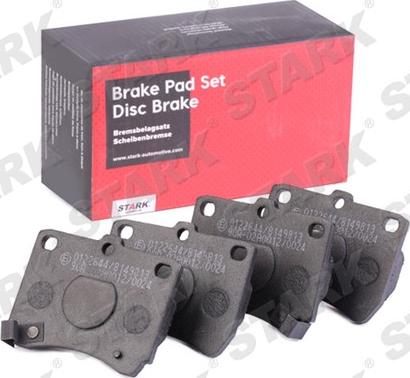 Stark SKBP-0011606 - Brake Pad Set, disc brake autospares.lv