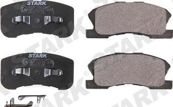 Stark SKBP-0011047 - Brake Pad Set, disc brake autospares.lv