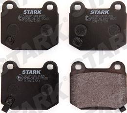 Stark SKBP-0011055 - Brake Pad Set, disc brake autospares.lv