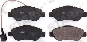 Stark SKBP-0011064 - Brake Pad Set, disc brake autospares.lv