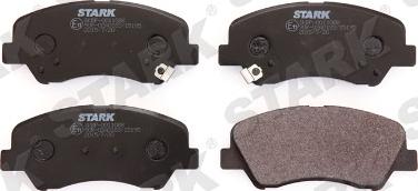 Stark SKBP-0011088 - Brake Pad Set, disc brake autospares.lv