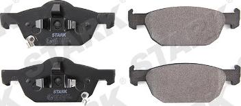 Stark SKBP-0011039 - Brake Pad Set, disc brake autospares.lv