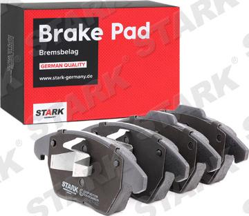 Stark SKBP-0011038 - Brake Pad Set, disc brake autospares.lv