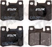 Stark SKBP-0011020 - Brake Pad Set, disc brake autospares.lv