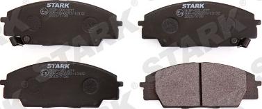 Stark SKBP-0011077 - Brake Pad Set, disc brake autospares.lv