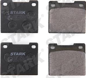 Stark SKBP-0011161 - Brake Pad Set, disc brake autospares.lv