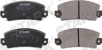 Stark SKBP-0011105 - Brake Pad Set, disc brake autospares.lv