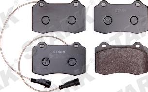 Stark SKBP-0011115 - Brake Pad Set, disc brake autospares.lv