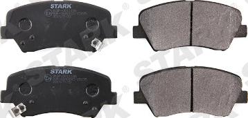 Stark SKBP-0011186 - Brake Pad Set, disc brake autospares.lv