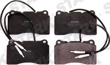 Stark SKBP-0011131 - Brake Pad Set, disc brake autospares.lv