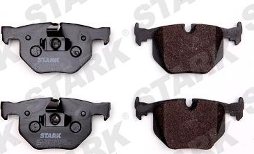 Stark SKBP-0011121 - Brake Pad Set, disc brake autospares.lv