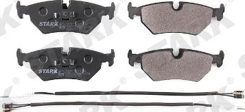 Stark SKBP-0011176 - Brake Pad Set, disc brake autospares.lv