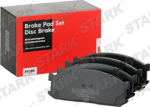 Stark SKBP-0011832 - Brake Pad Set, disc brake autospares.lv