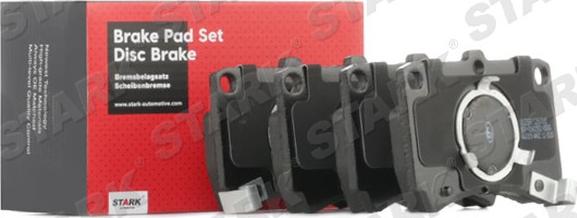 Stark SKBP-0011876 - Brake Pad Set, disc brake autospares.lv