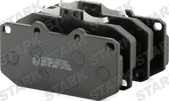 Stark SKBP-0011877 - Brake Pad Set, disc brake autospares.lv