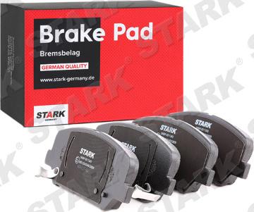 Stark SKBP-0011343 - Brake Pad Set, disc brake autospares.lv