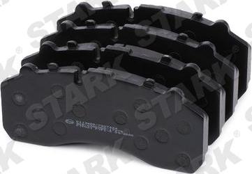 Stark SKBP-0011312 - Brake Pad Set, disc brake autospares.lv