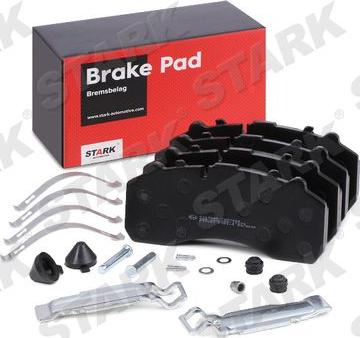 Stark SKBP-0011312 - Brake Pad Set, disc brake autospares.lv
