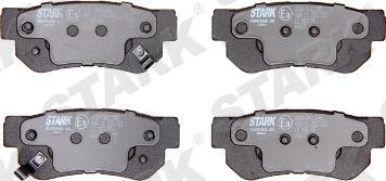 Stark SKBP-0011245 - Brake Pad Set, disc brake autospares.lv