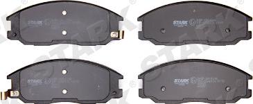 Stark SKBP-0011246 - Brake Pad Set, disc brake autospares.lv