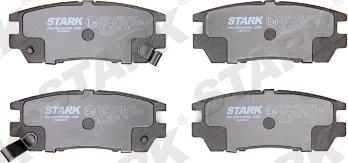 Stark SKBP-0011247 - Brake Pad Set, disc brake autospares.lv