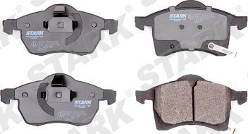 Stark SKBP-0011254 - Brake Pad Set, disc brake autospares.lv