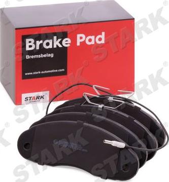 Stark SKBP-0011741 - Brake Pad Set, disc brake autospares.lv