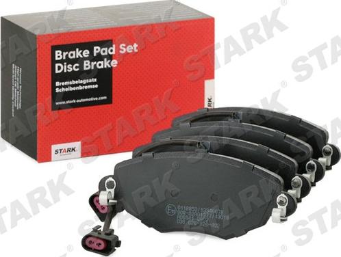 Stark SKBP-0011760 - Brake Pad Set, disc brake autospares.lv