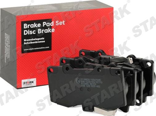 Stark SKBP-0011762 - Brake Pad Set, disc brake autospares.lv