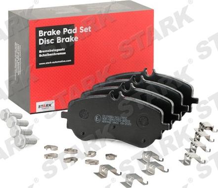 Stark SKBP-0012043 - Brake Pad Set, disc brake autospares.lv