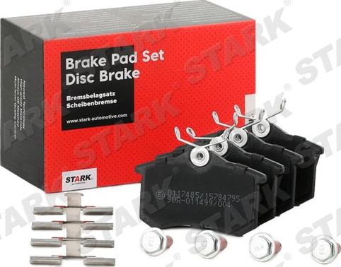 Stark SKBP-0012023 - Brake Pad Set, disc brake autospares.lv