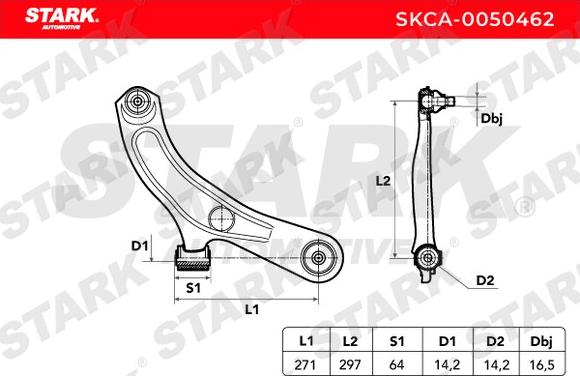 Stark SKCA-0050462 - Track Control Arm autospares.lv