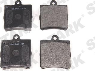 Stark SKCH-1031 - Brake Pad Set, disc brake autospares.lv