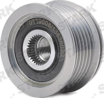 Stark SKFC-1210041 - Pulley, alternator, freewheel clutch autospares.lv