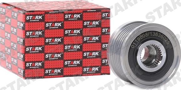 Stark SKFC-1210043 - Pulley, alternator, freewheel clutch autospares.lv