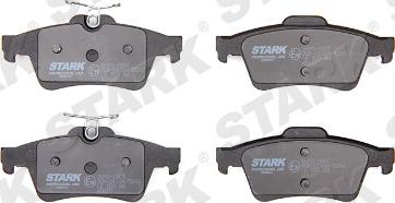 Stark SKFO-1007 - Brake Pad Set, disc brake autospares.lv