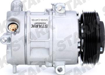 Stark SKKM-0340186 - Compressor, air conditioning autospares.lv