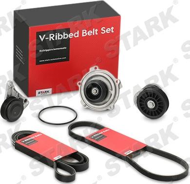 Stark SKPRB-5160013 - Water Pump + V-Ribbed Belt Set autospares.lv