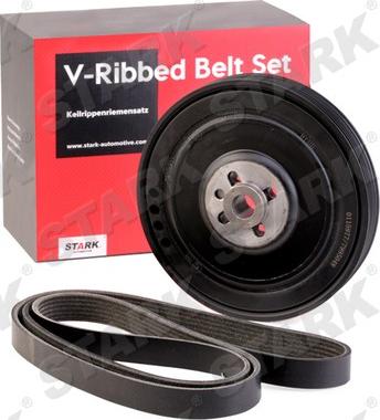 Stark SKRBS-1200674 - V-Ribbed Belt Set autospares.lv