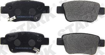 Stark SKTO-1019 - Brake Pad Set, disc brake autospares.lv