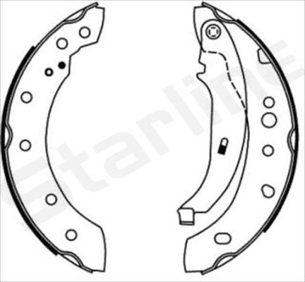 Starline BC 08680 - Brake Shoe Set autospares.lv