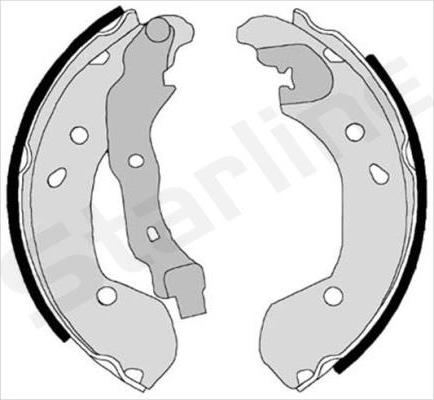 Starline BC 08180 - Brake Shoe Set autospares.lv