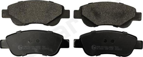 Starline BD S843P - Brake Pad Set, disc brake autospares.lv